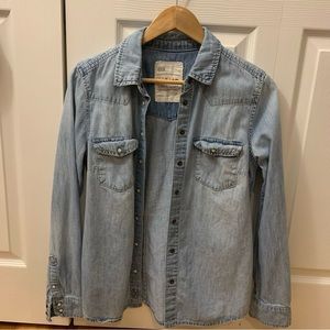 Garage denim button shirt